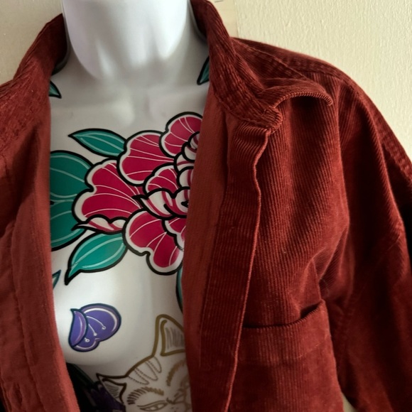 Levi's Deep Red Corduroy Jacket - Picture 2 of 4